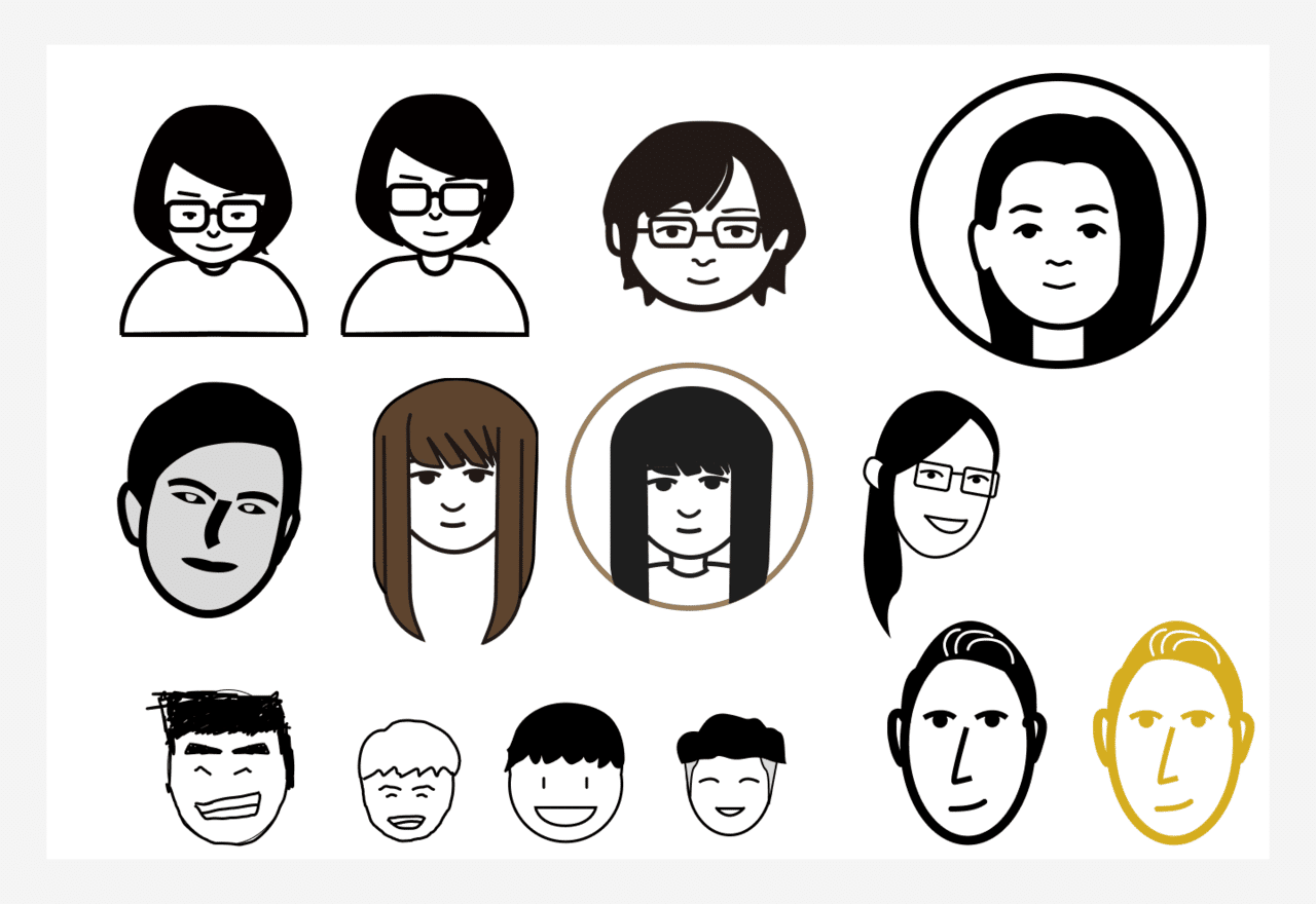 シンプルな似顔絵の描き方3ステップ 酒うさぎ Note シンプルな似顔絵の描き方3ステップ 酒うさぎ Note