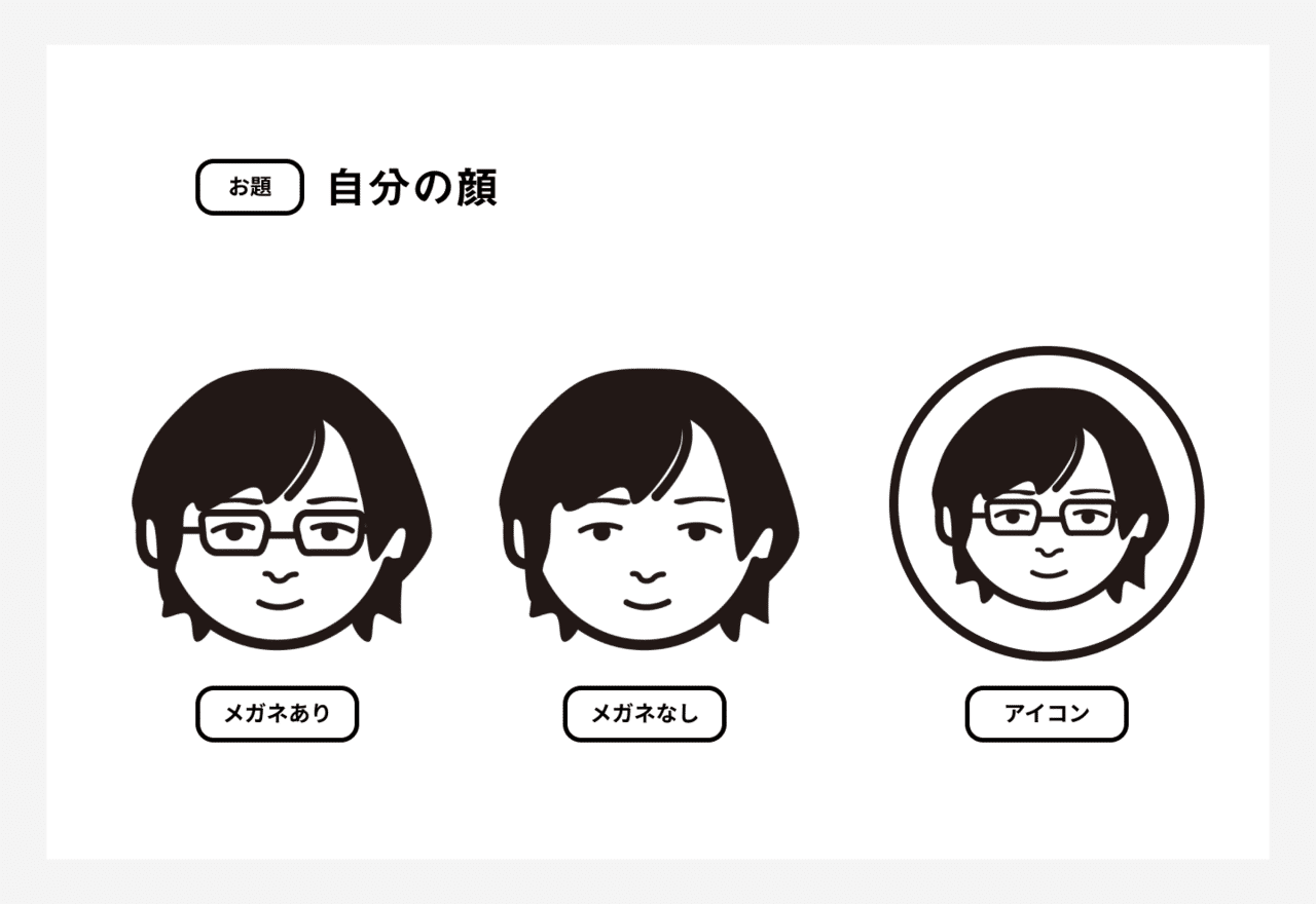 シンプルな似顔絵の描き方3ステップ 酒うさぎ Note シンプルな似顔絵の描き方3ステップ 酒うさぎ Note