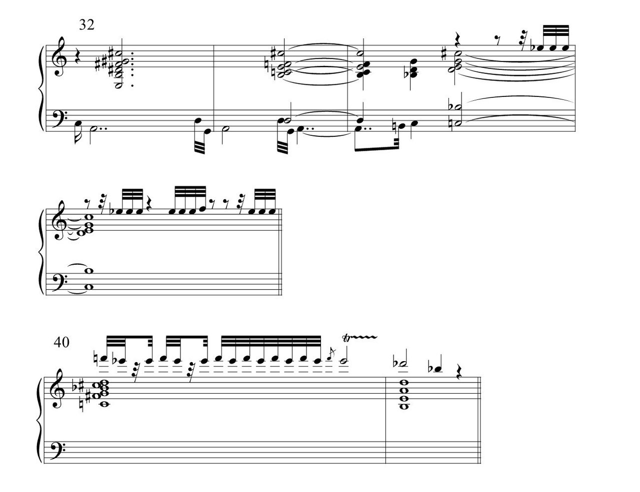 Bartok String Quartet No.4 Movt. 3｜Jun Yamamoto｜note