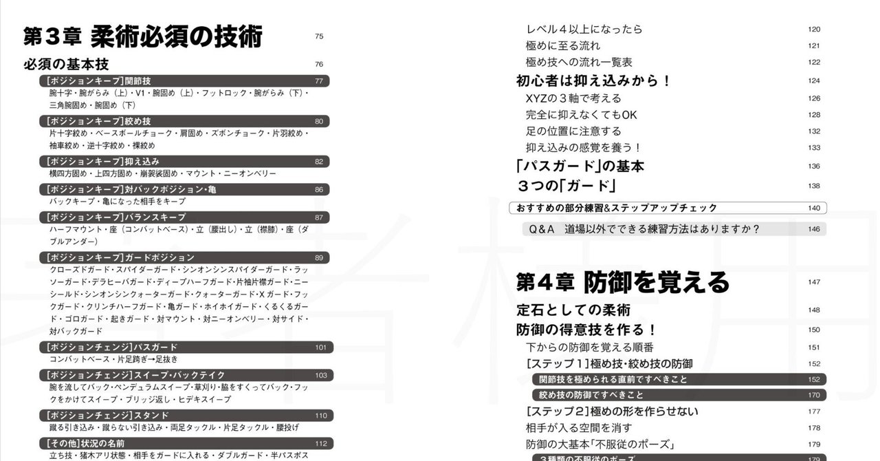 柔術上達論』構成｜大賀幹夫