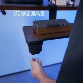 スペース拡張】【健康作業】 神グッズ 工匠藤井 机の下 回転式