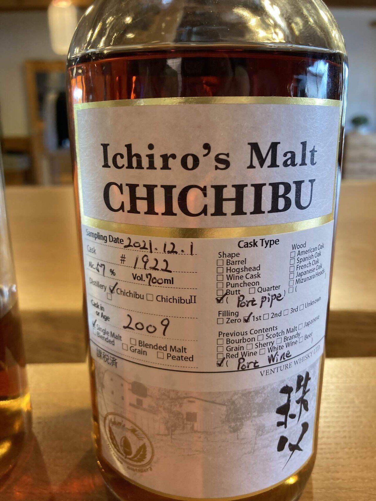 Ichiro's Malt Dream Cask 700ml 119本限定
