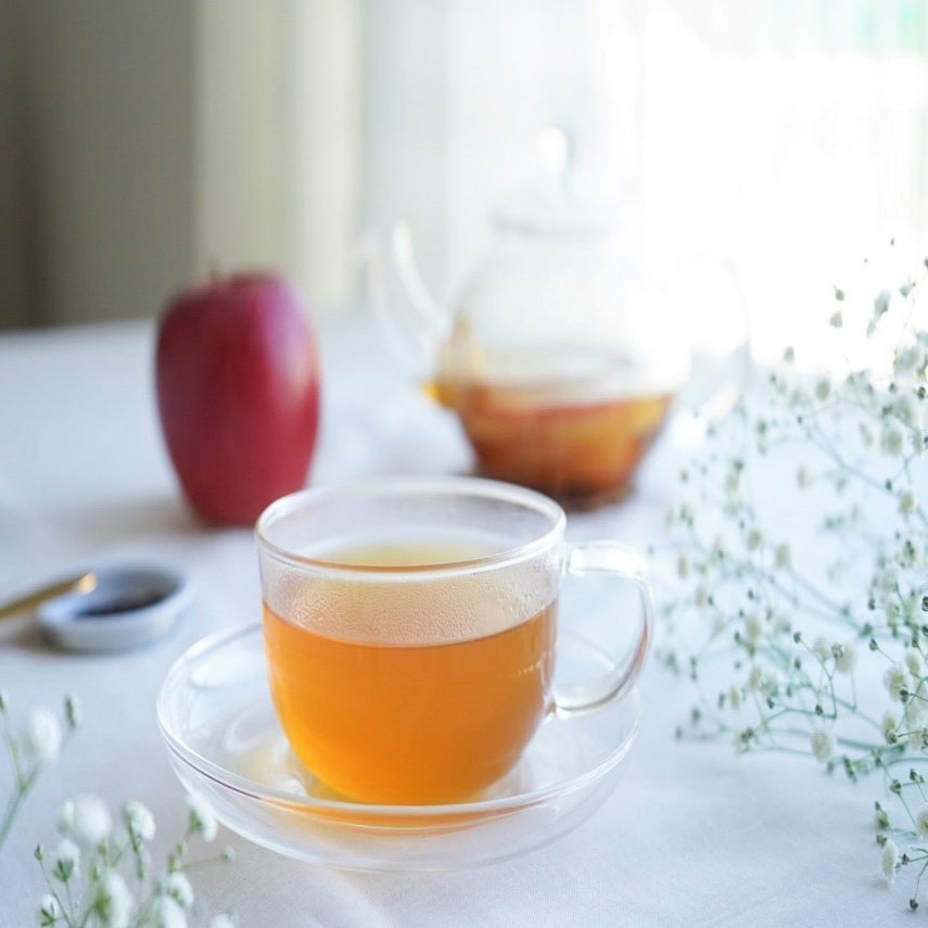 紅茶が生み出す“幸せ時間”。ホットアップルティーの作り方 #紅茶のある風景 #PR｜とみこ