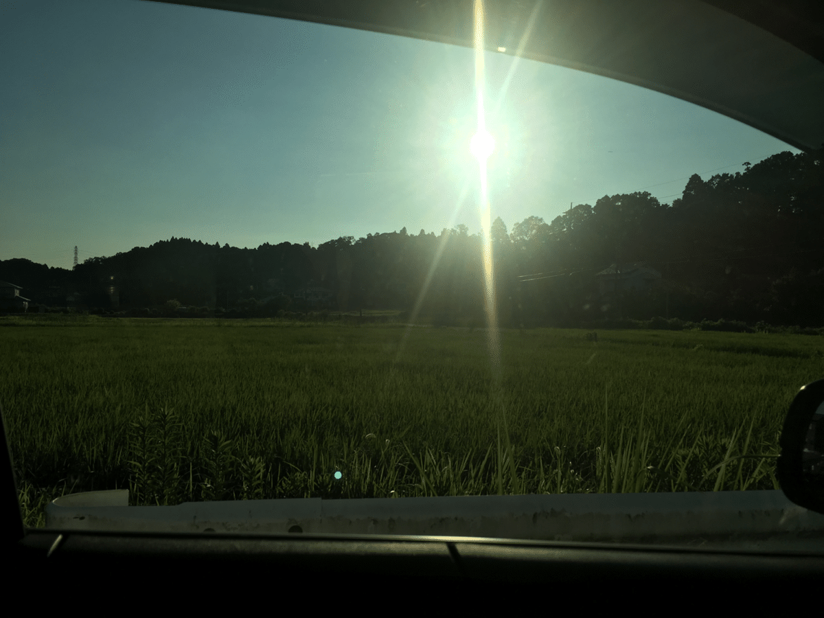 祖母の家の周辺の風景