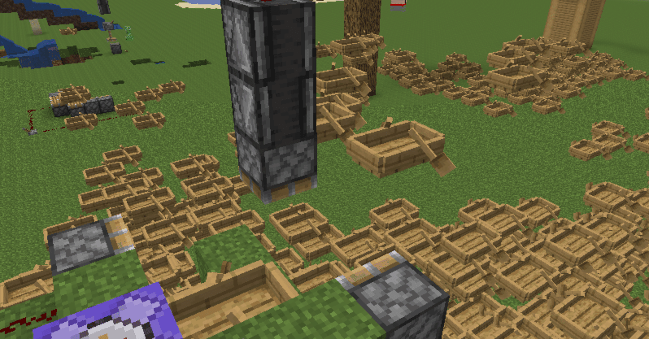マイクラ ボート発射マシーン作ってみた ちょこみんと Note