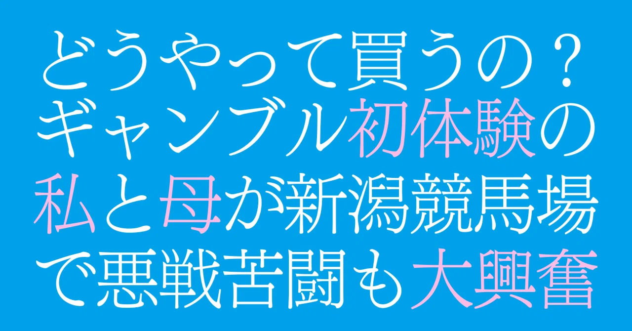 人生で初めて、競馬見てきた｜東スポnote