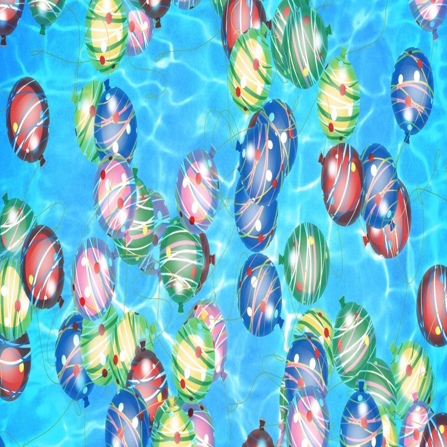 夏祭り ヨーヨー釣り フレーム 背景2パターン 高良ほうせき Note