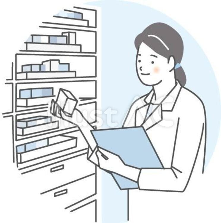 無料イラスト素材 薬剤師 イラスト素材を描いてます Note