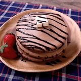 チョコレートクリームパンケーキ