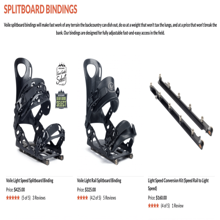 Voile スプリットボードインターフェース　アキュブレードバインディング スプリットボードを検討する①｜電車スノーボーダー