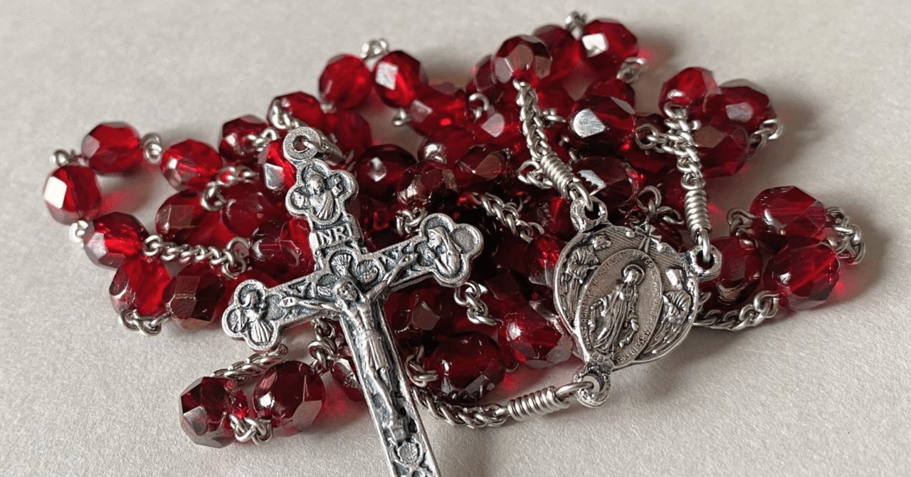 長崎編みロザリオ＊日本二十六聖人記念館にて｜長崎編みロザリオ HANA