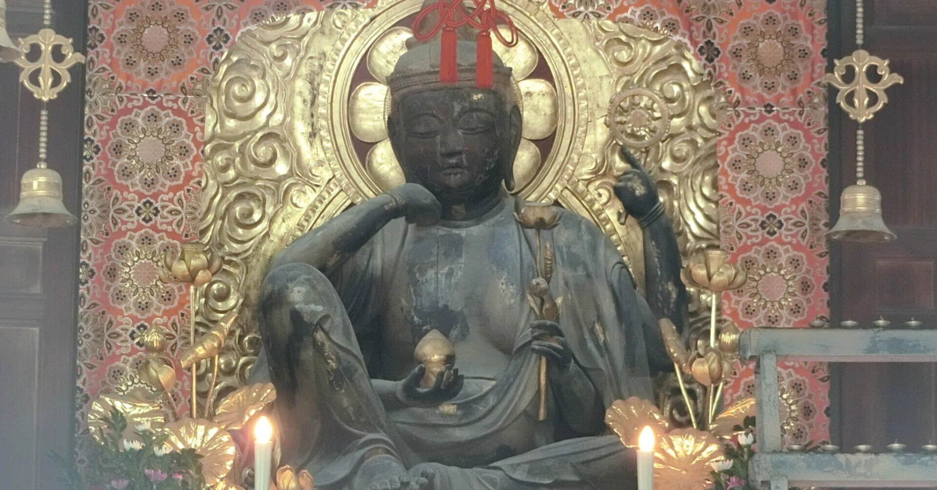 金運爆上げ 1000年前の本堂の銅板製 聖徳太子 御御影守 聖徳太子誕生地