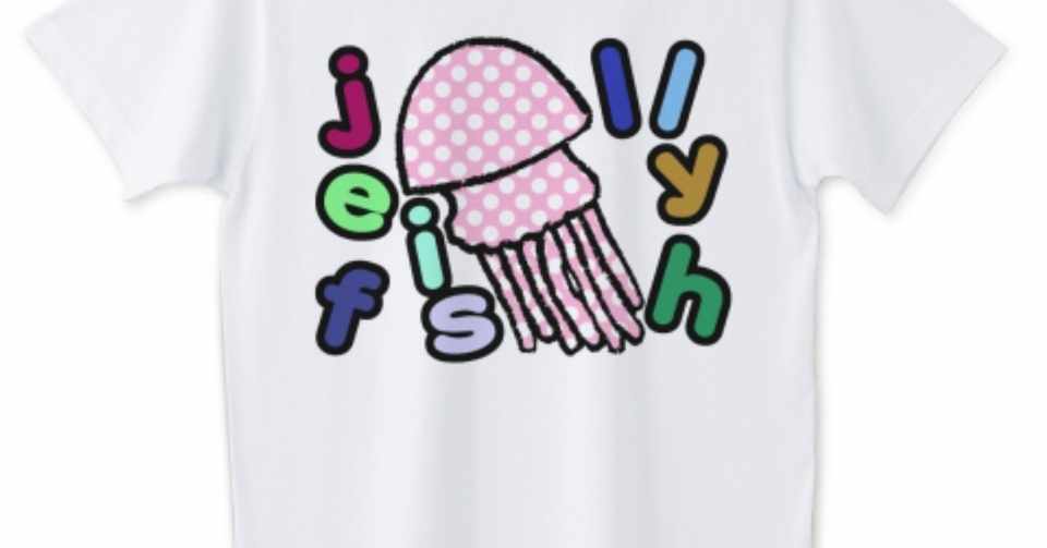 ラフt クラゲtシャツ水玉ピンク Jellyfish ｔシャツ通販 きりたんぽ 秋田ポケモンgo Note