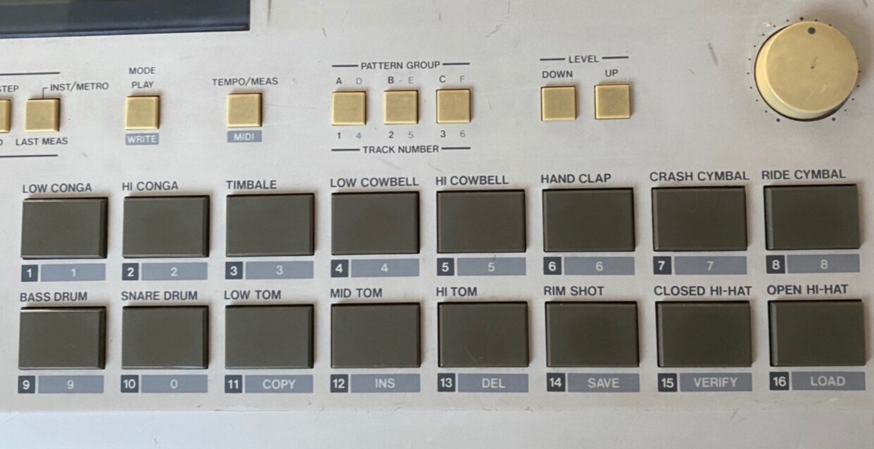 1986年発売ローランドのドラムマシンTR-505を操作してみた｜RIRI