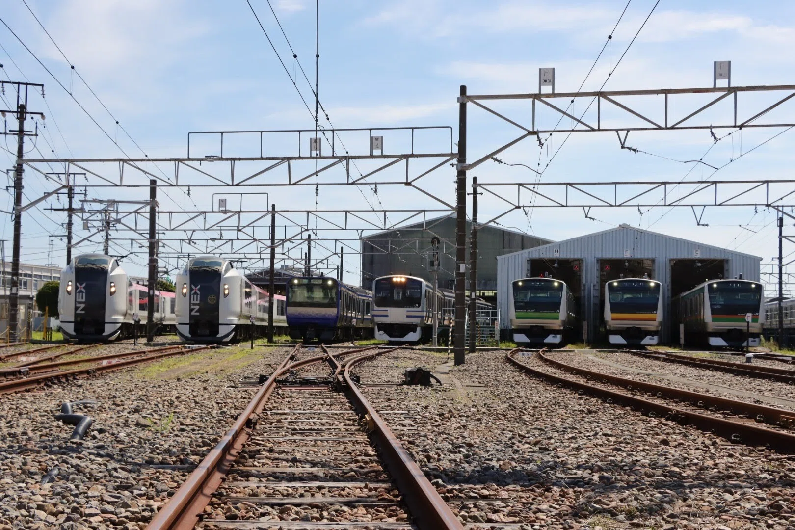 昨日参加した、JR東日本鎌倉車両センターの撮影会。 なかなか壮観で