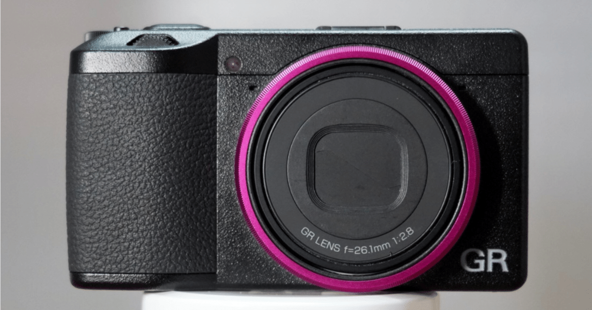RICOH GR Ⅲx　GR3x　PURPLE　リングキャップ RICOH GRⅢx オリジナル PURPLEリングキャップ を私は手にした