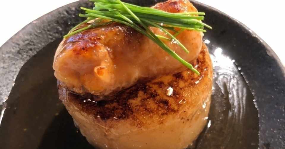 まるでフォアグラ 大根ステーキの鮟肝のせのレシピ ゆーたろー Note