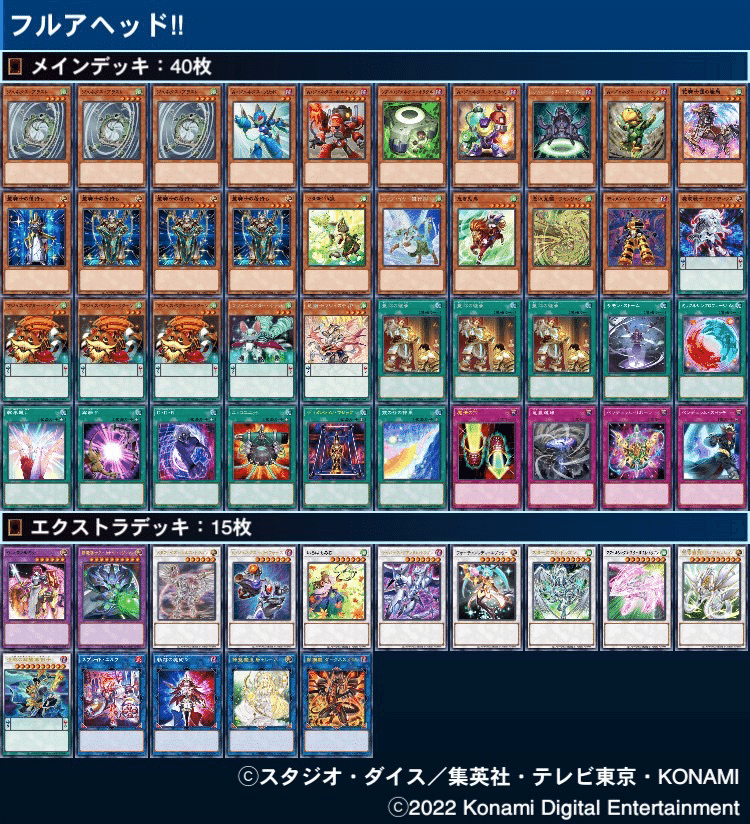 デッキ改装【フルアヘッド!! ver.2.0.】｜ガレリオ