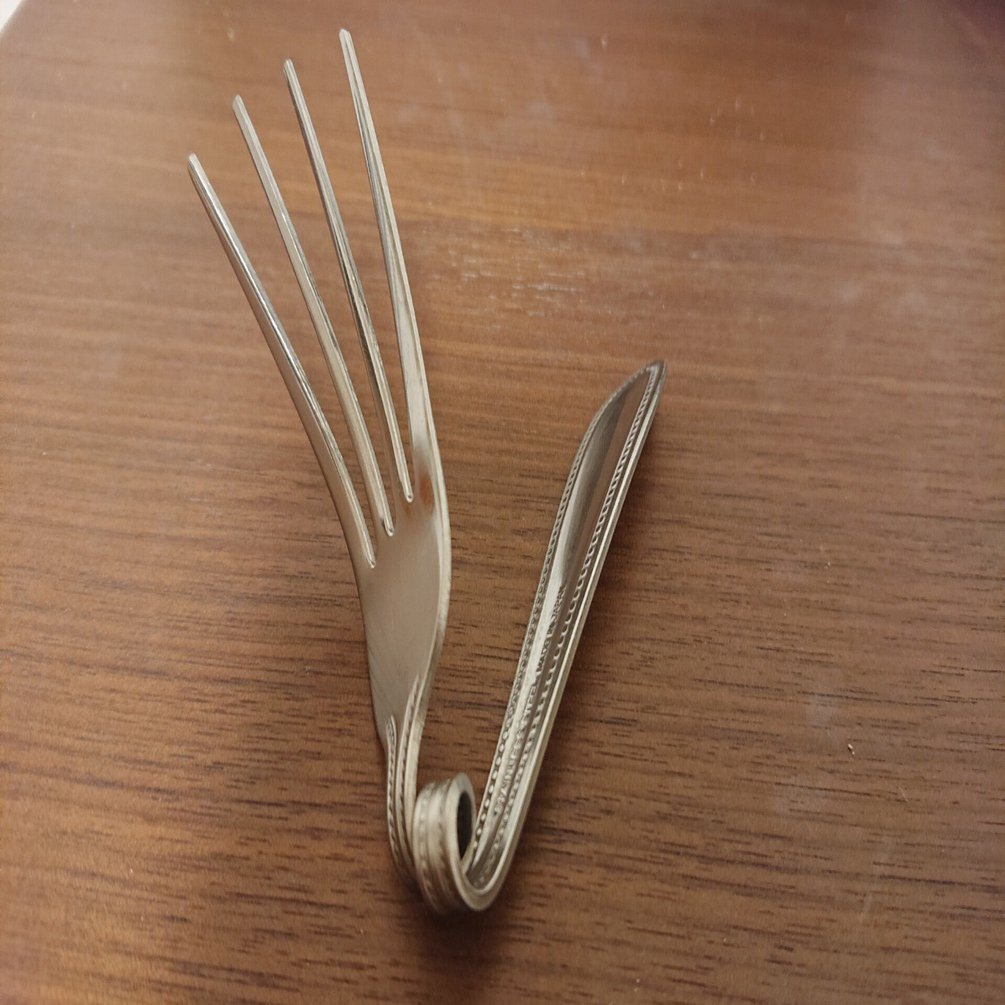 フォーク曲げのコツはこんな事だった ～&そこから得た気づき～｜天歩