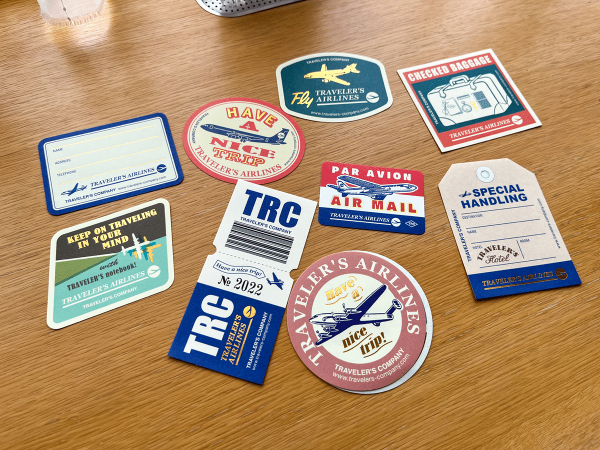 トラベラーズノートに仲間が増えました＼エアライン限定セット