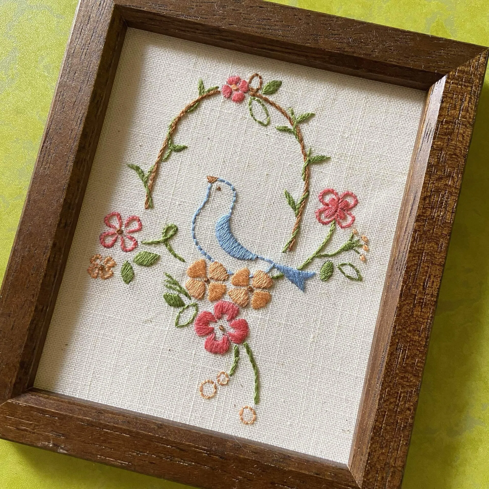 フェリシモキット トランシルヴァニア シク村のアウトライン刺繍