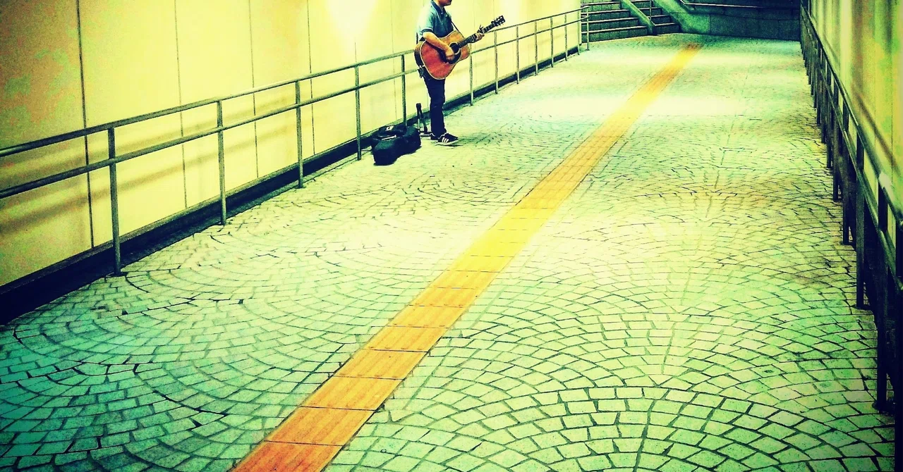 The Street Shakuhachi Player Was Playing Game Music｜のざわあらし