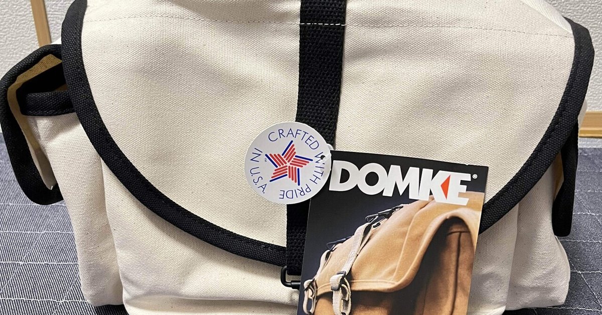 30 Nikon×DOMKE キャンバスショルダーバッグ F-3Xモデルを買ってみた  