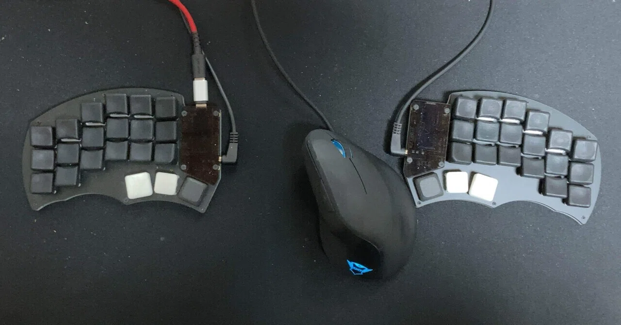 ふつうのキーボードでバチバチタイピングしてバキバキ肩凝ってる人に