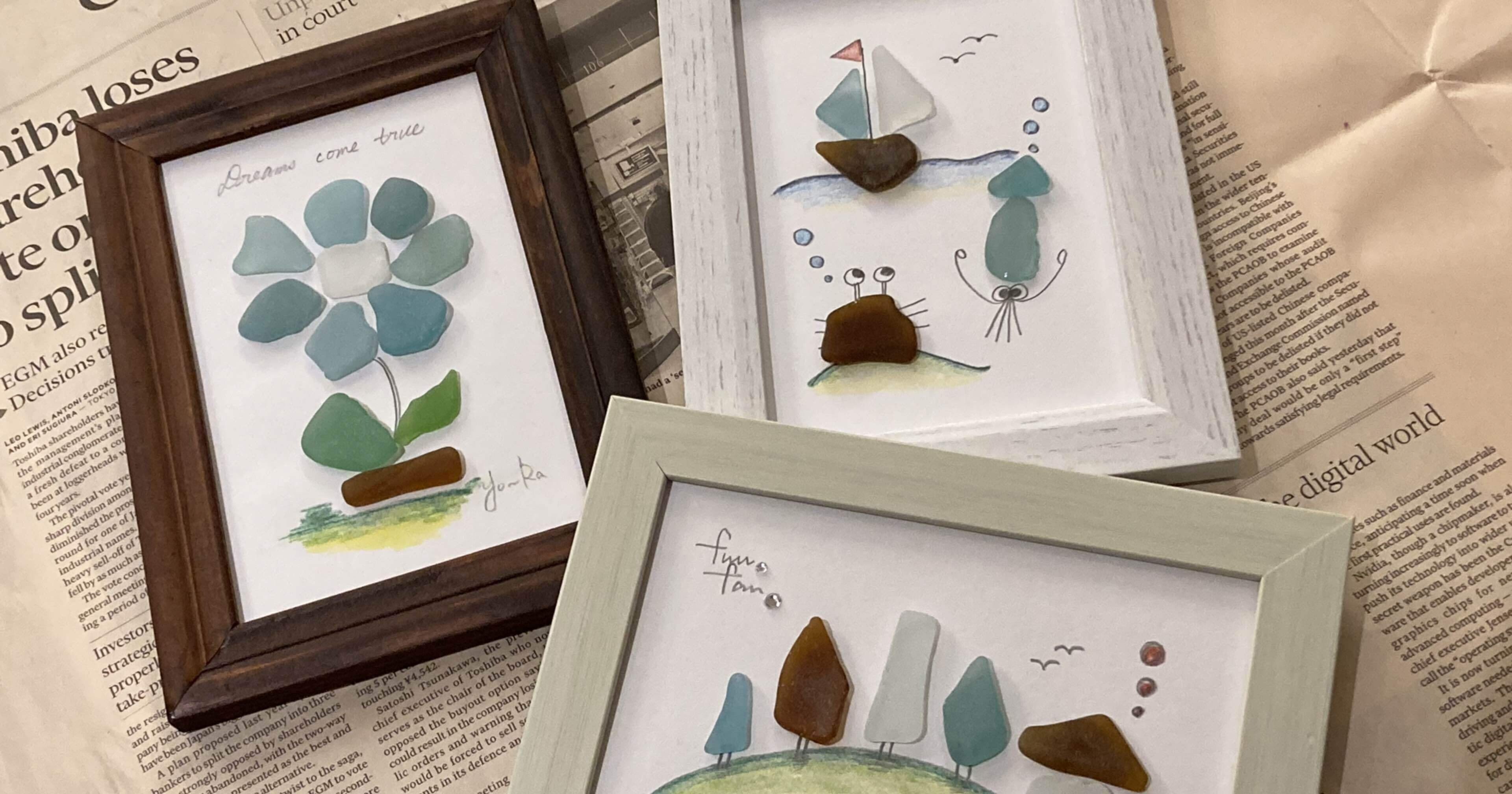 シーグラスワークショップ7/30｜yu_ra23