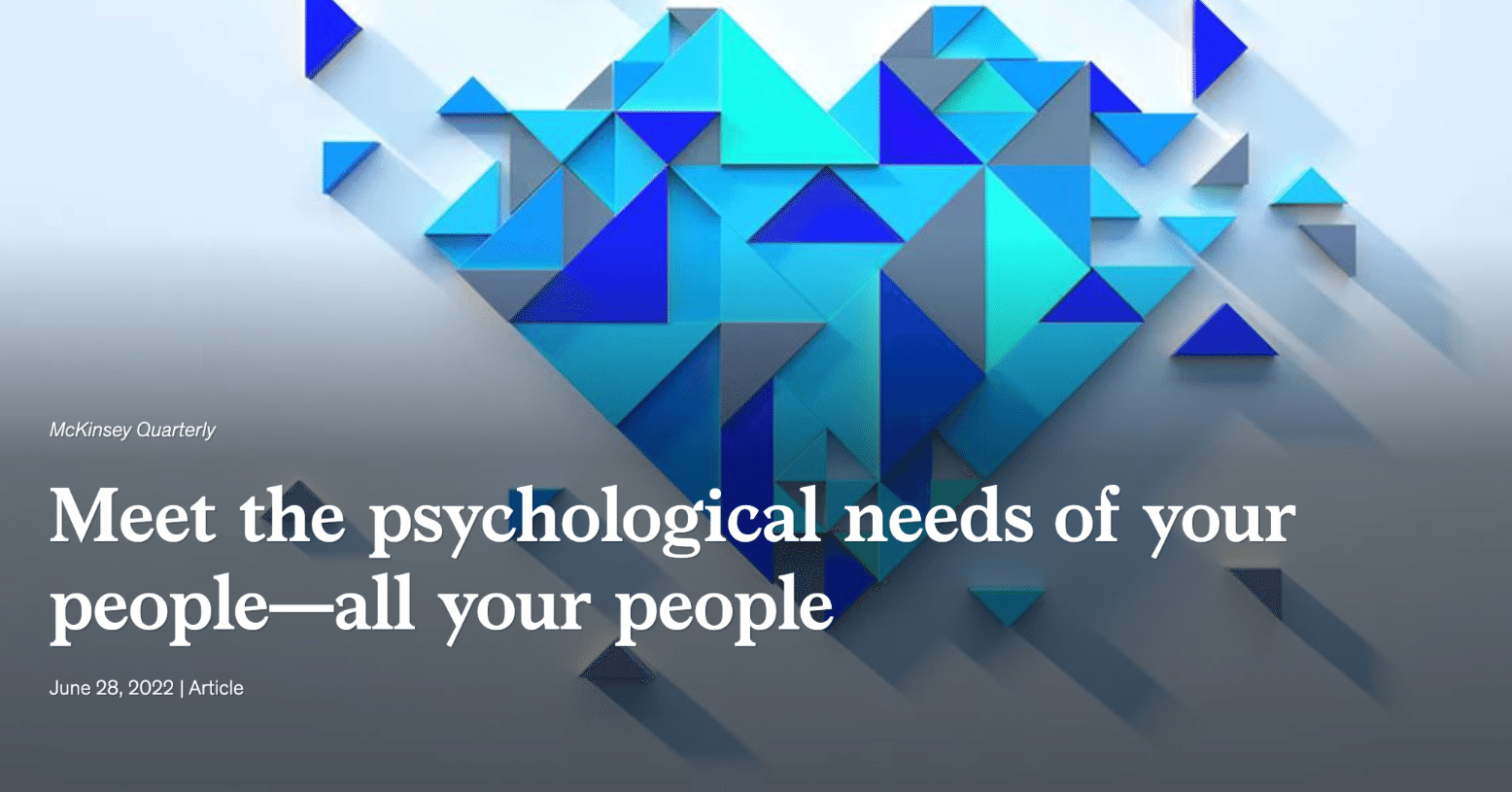 マッキンゼーの人材 組織レポートから読み取れること 22年6月28日記事 塩川 太嘉朗 Shiokawa Takao Note マッキンゼーの人材 組織レポートから読み取れること 22年6月28日記事 塩川 太嘉朗 Shiokawa Takao Note