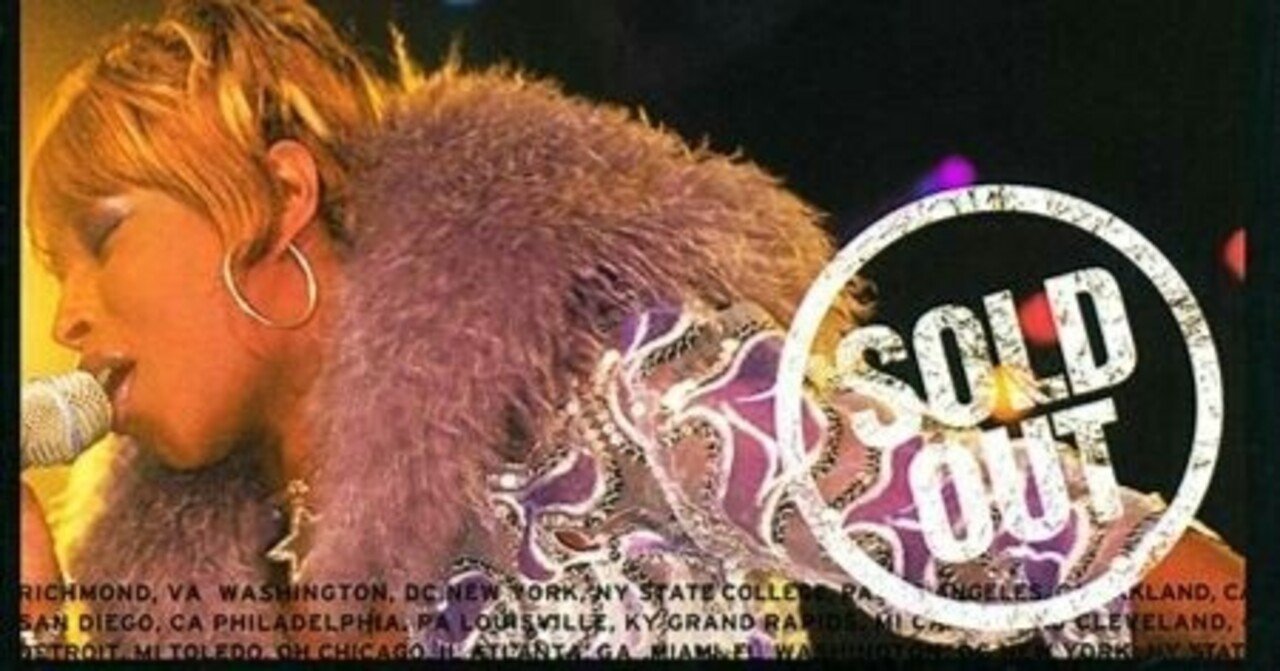 Mary J. Blige. The tour (1998)｜ジャズバード
