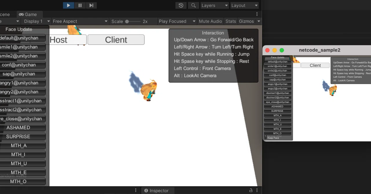 Netcode for GameObjectsの動作確認|crasy