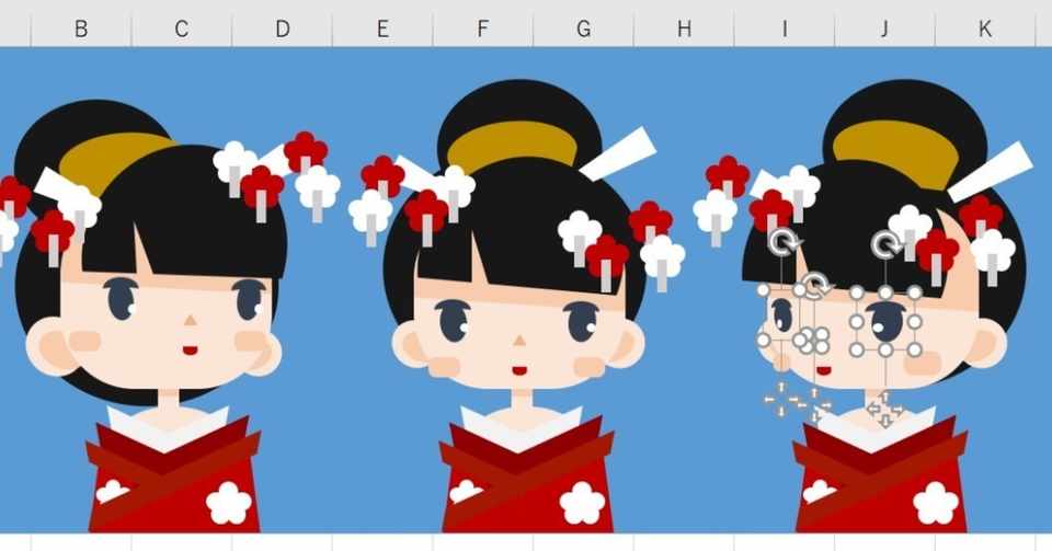14 人物のイラストは 後ろ髪 顔 前髪に分けて整理します 古川 順平 Note