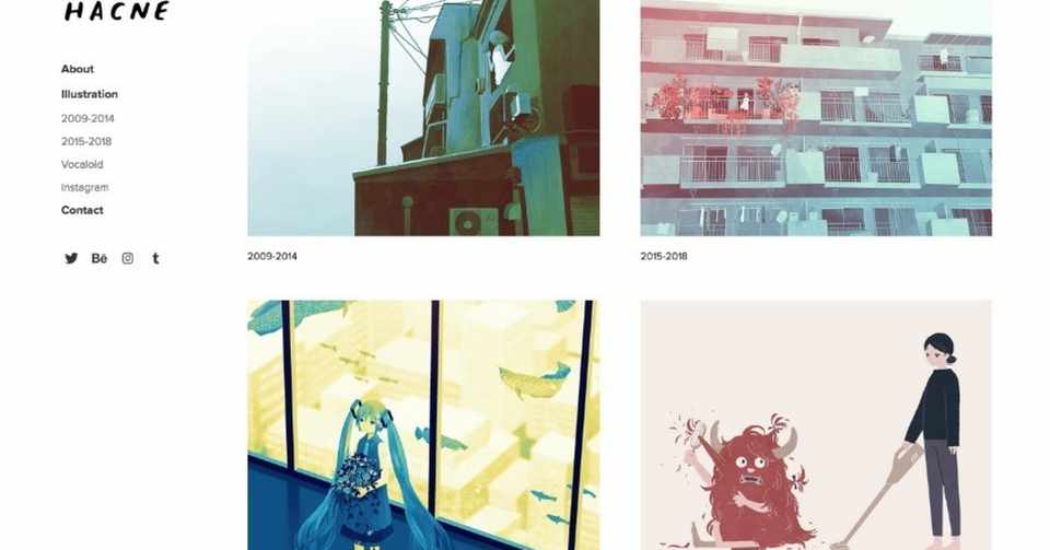 Adobe Portfolioでポートフォリオサイトを作った 白熱灯 Note