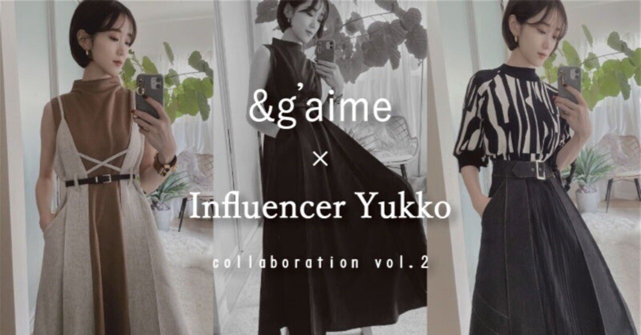 YUKKO COLLABORATION ASYMMETRYGILET DRESS