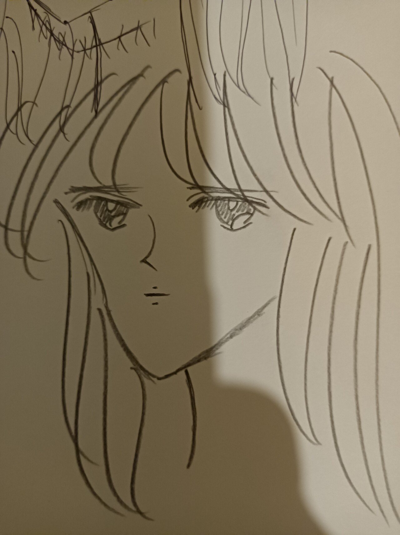 女の子のイラスト オリジナル 2b鉛筆使用 クリエイティブ生活 片桐 秋 Note