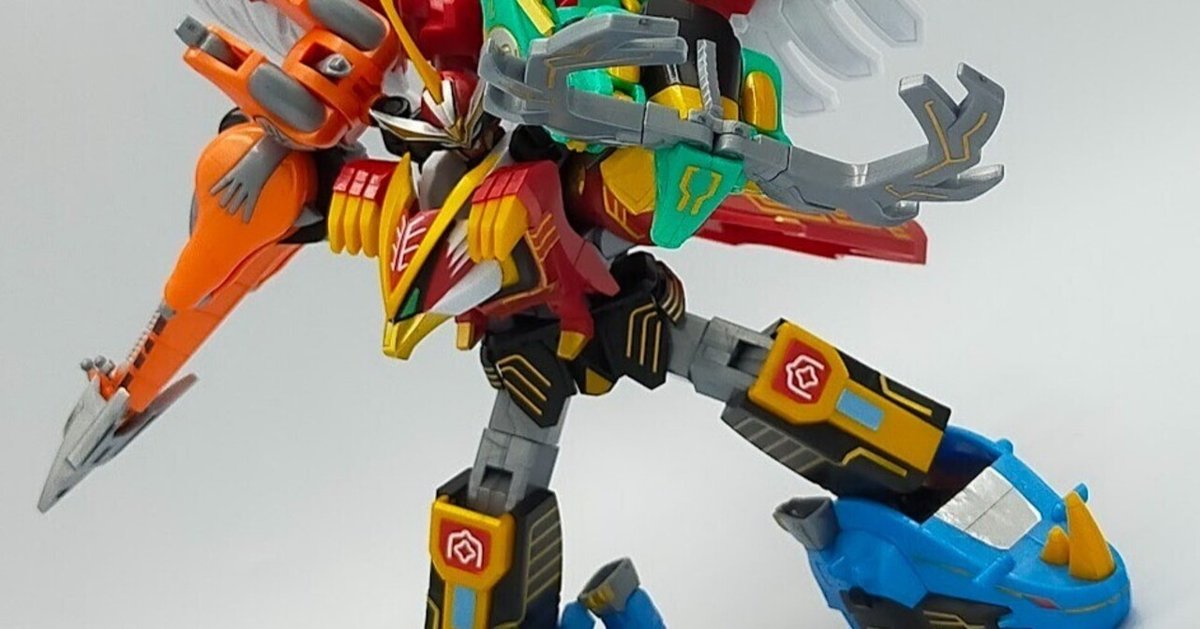 SMP [SHOKUGAN MODELING PROJECT] 百獣合体 ガオイカロス｜発売