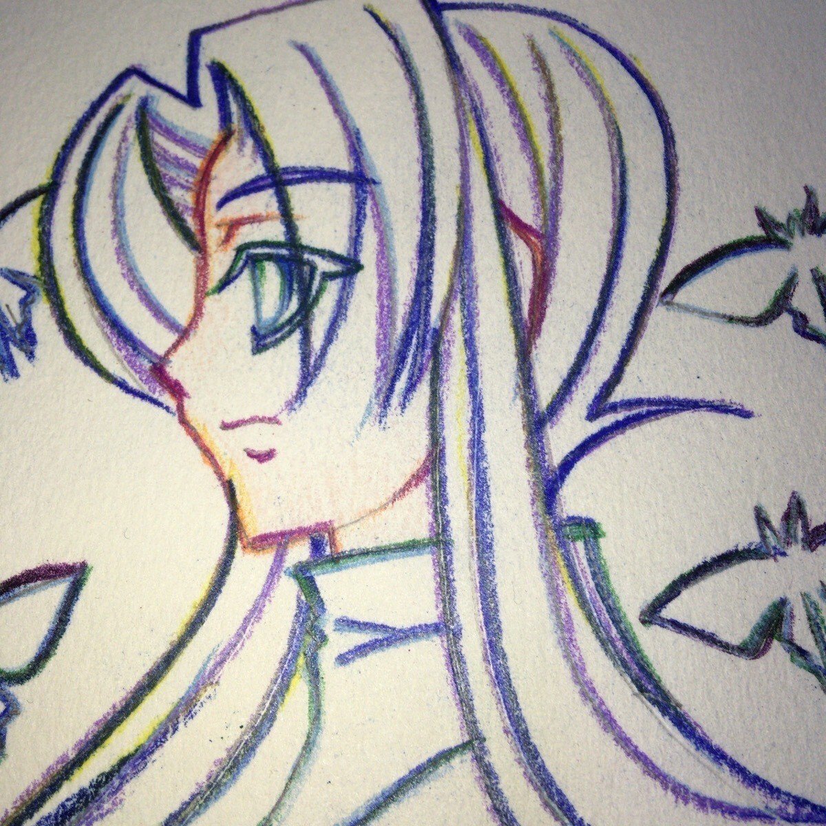 色鉛筆絵 やっと作業再開 浜田さな Note