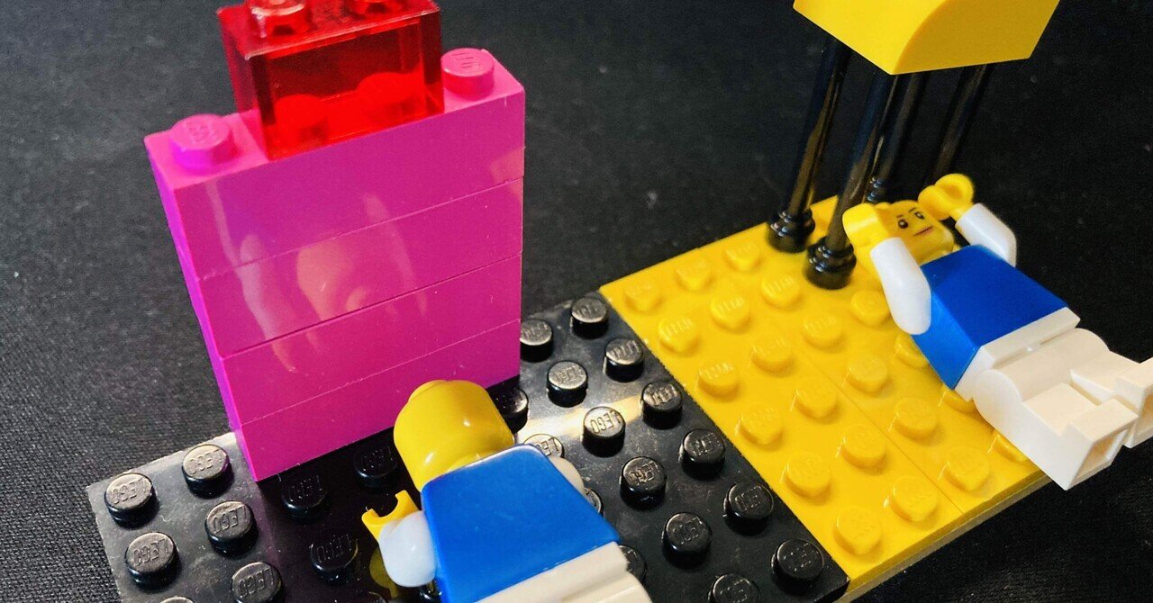 レゴスタンプラリーメンテナンス社員さん5体