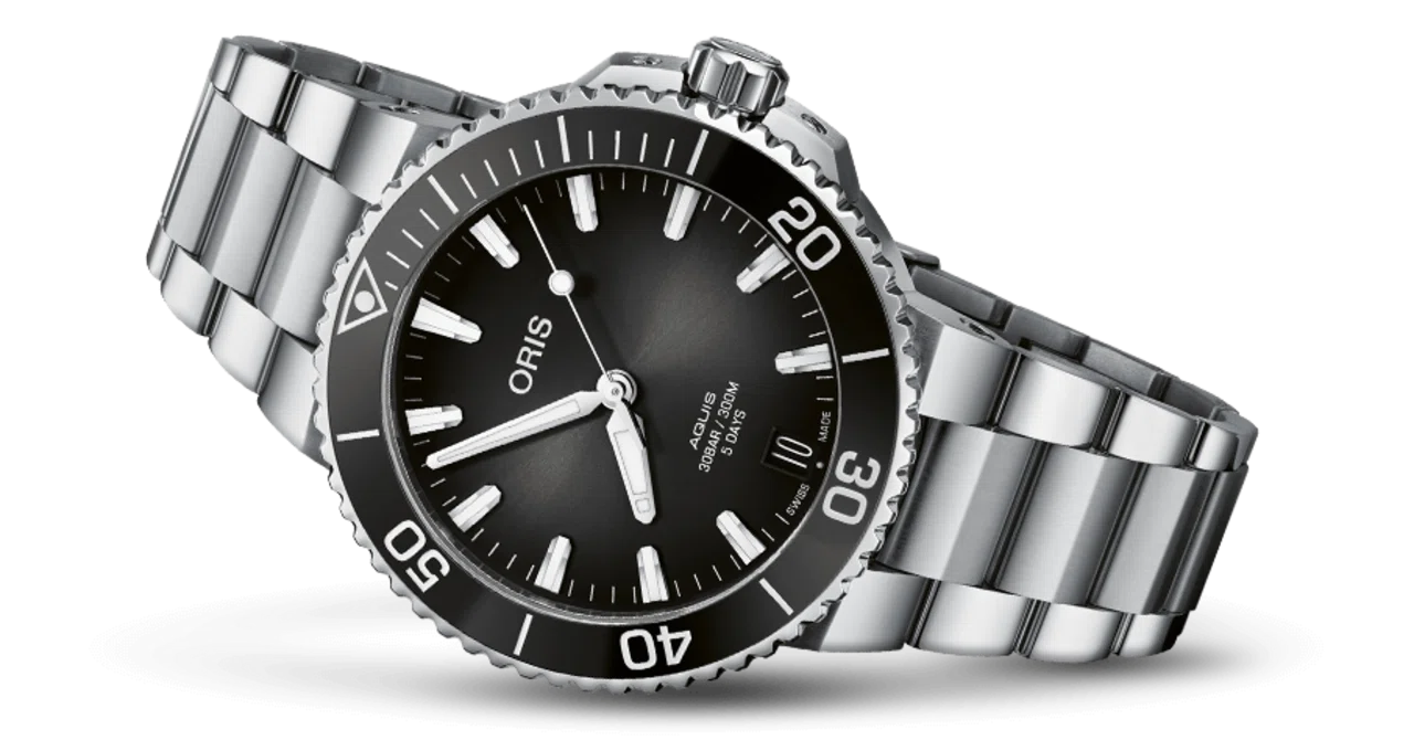 値下げ交渉可能】【まとめ買い可能】ORIS 自動巻き時計 感じ取っ