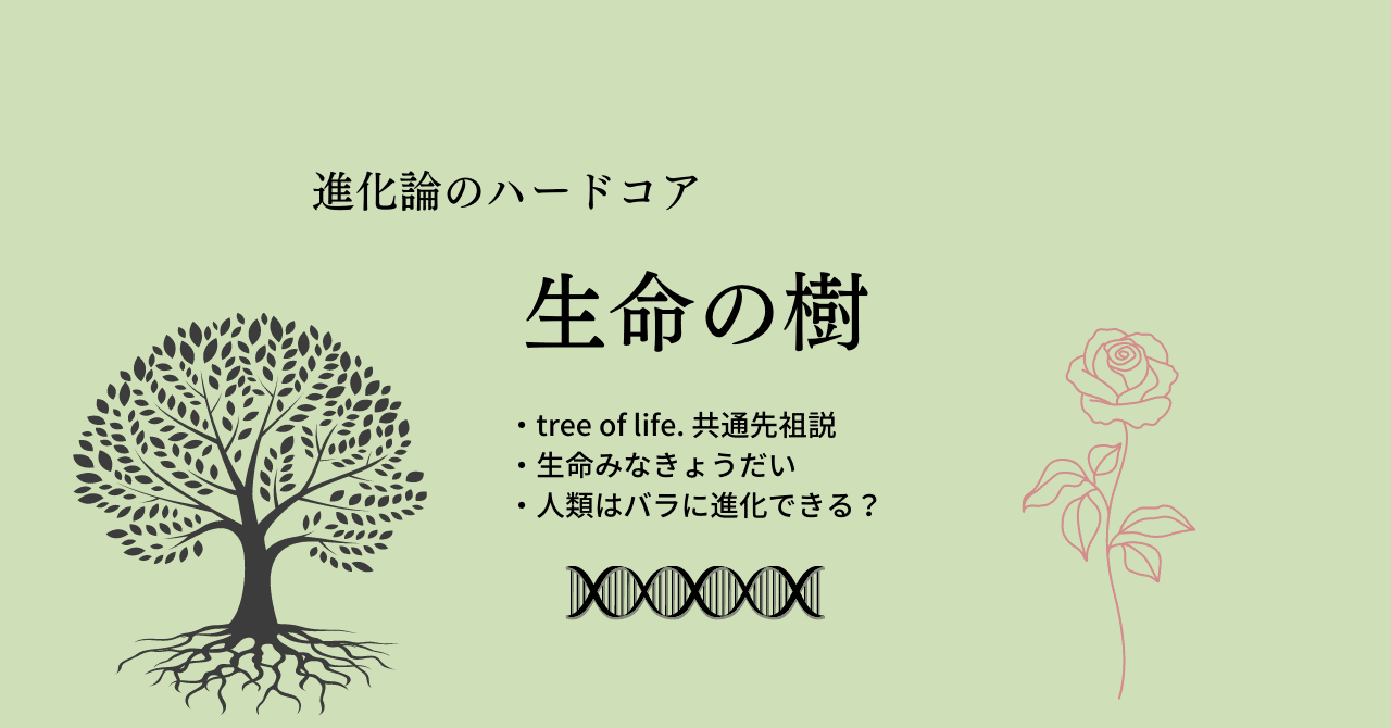 進化論のハードコア 生命の樹【進化論】｜手記千号
