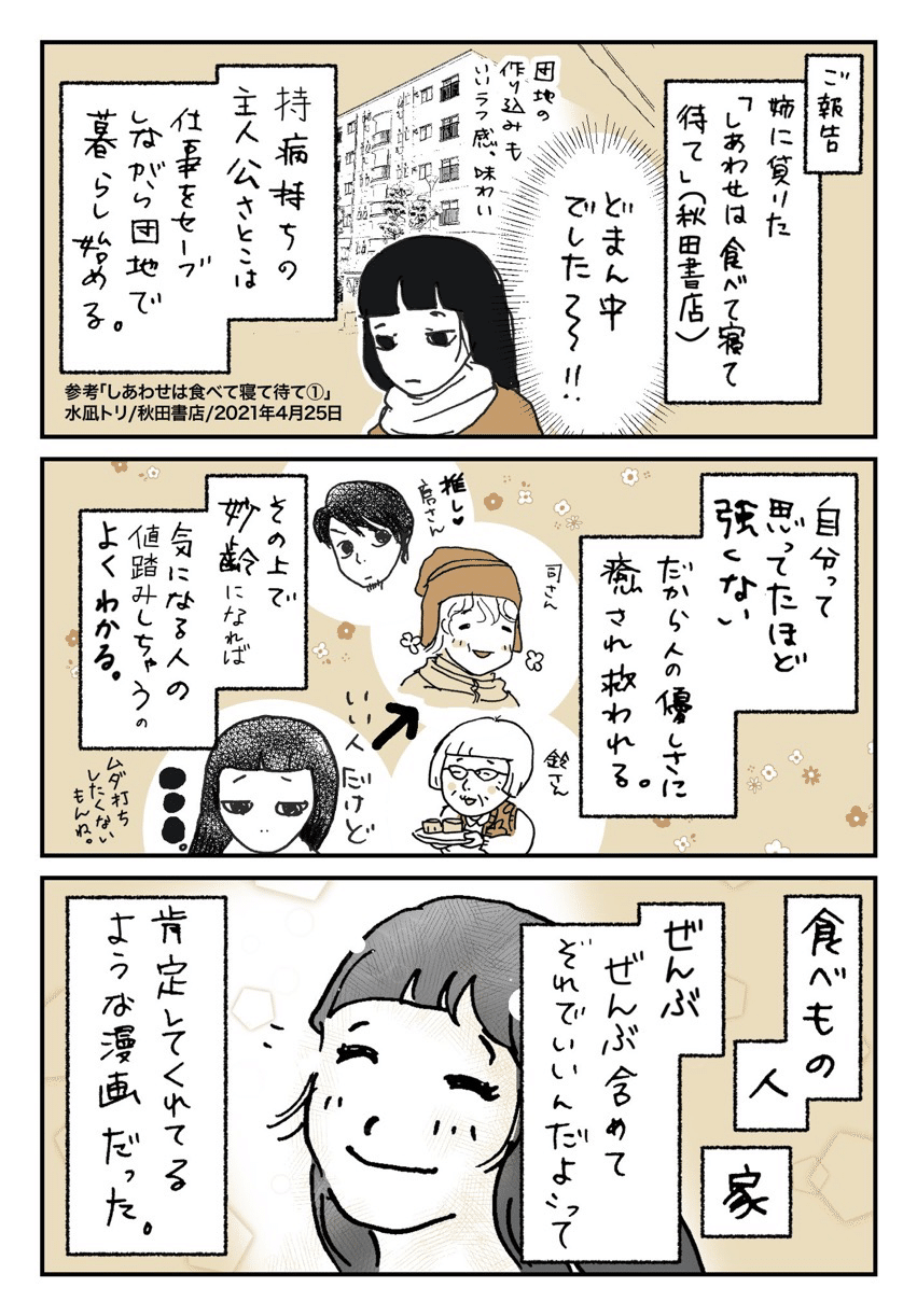 本の紹介 しあわせは食べて寝て待て Old Book北摂姉妹 Note 本の紹介 しあわせは食べて寝て待て Old Book北摂姉妹 Note