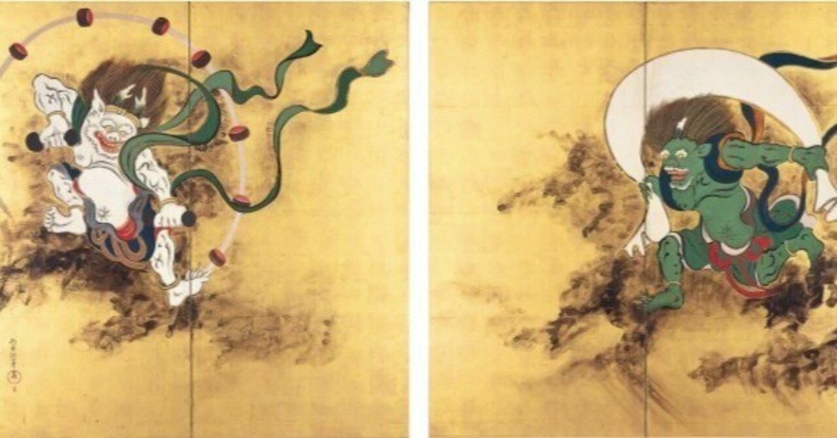 風神雷神図屏風の系譜｜Kentax