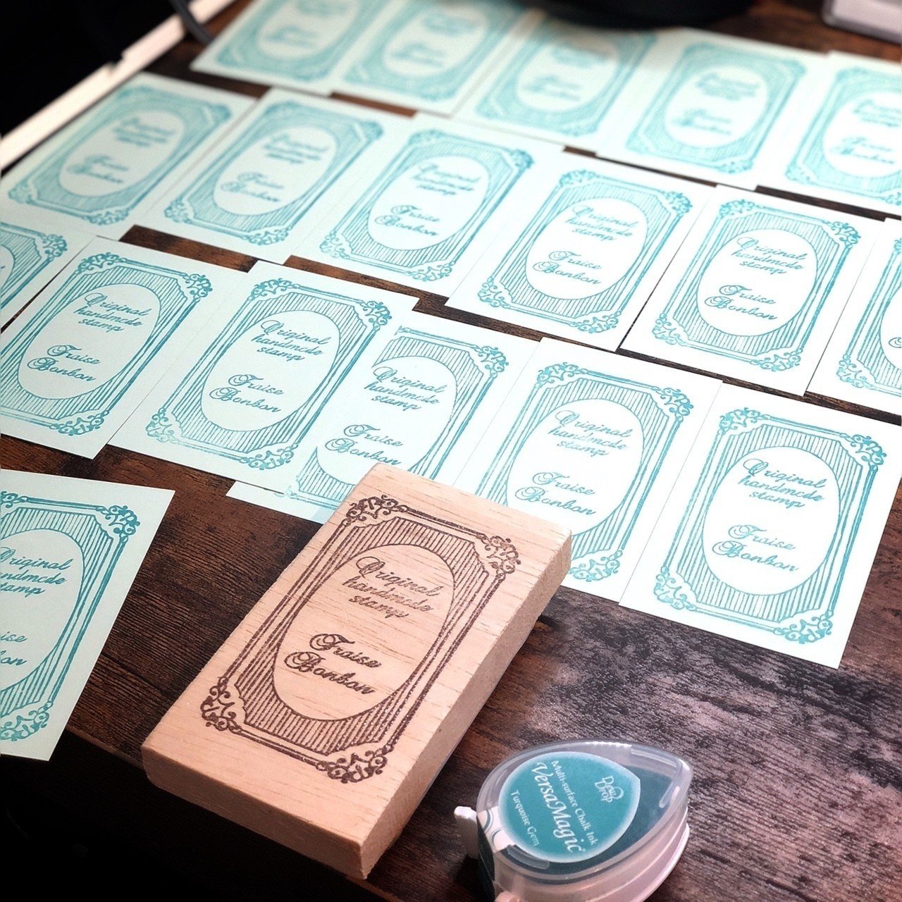 はんこでショップカード作り｜bonbon