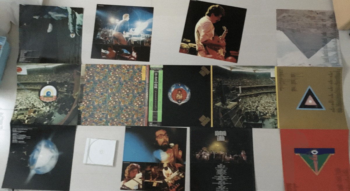 【未使用】SANTANA サンタナ - Lotus 3LP)SANTANA サンタナ/LOTUS 横尾忠則 アートワーク 全