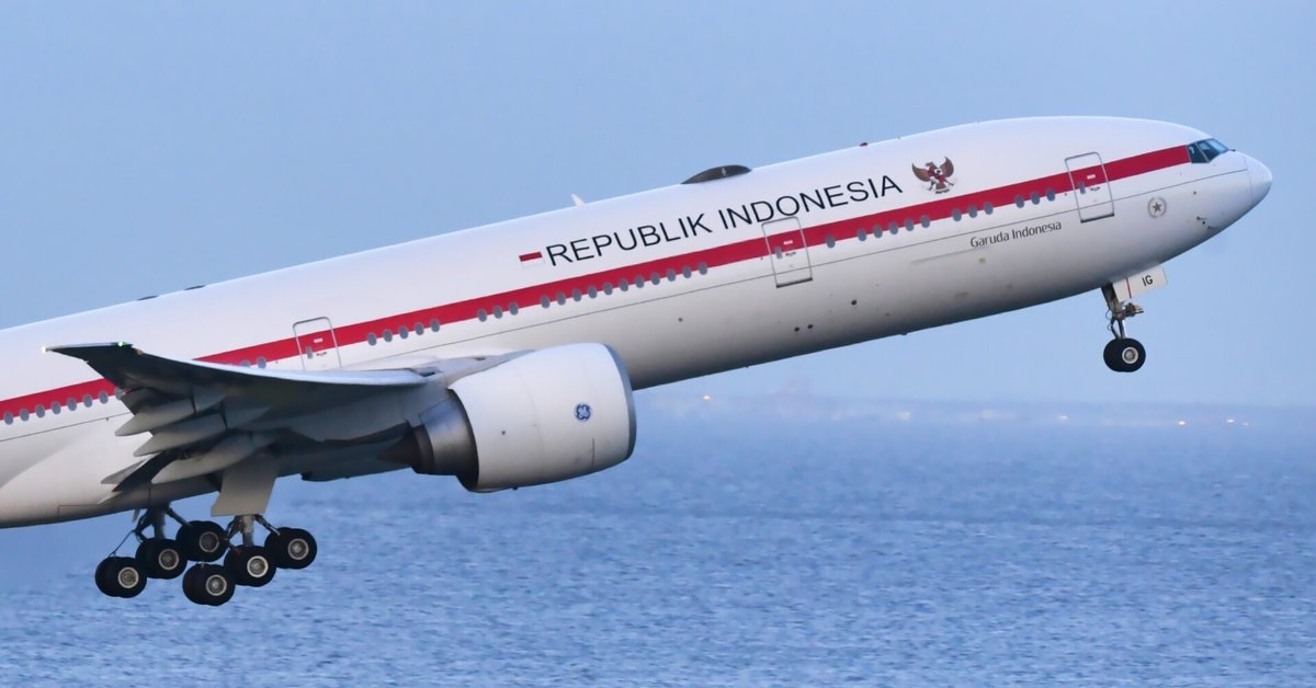 インドネシア大統領専用機「ガルーダ・インドネシア・ワン