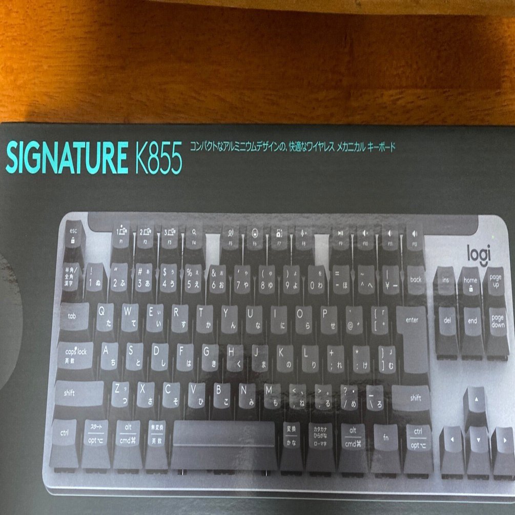 日記】はじめてのメカニカルキーボード『Logicool SIGNATURE K855GR