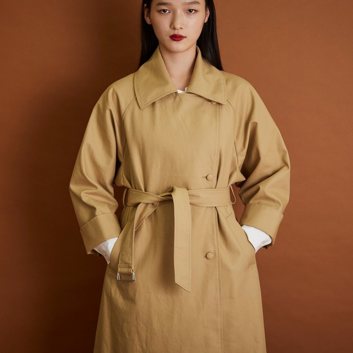 ウエスタントレンチコートLOVEMOSCHINO 働か 