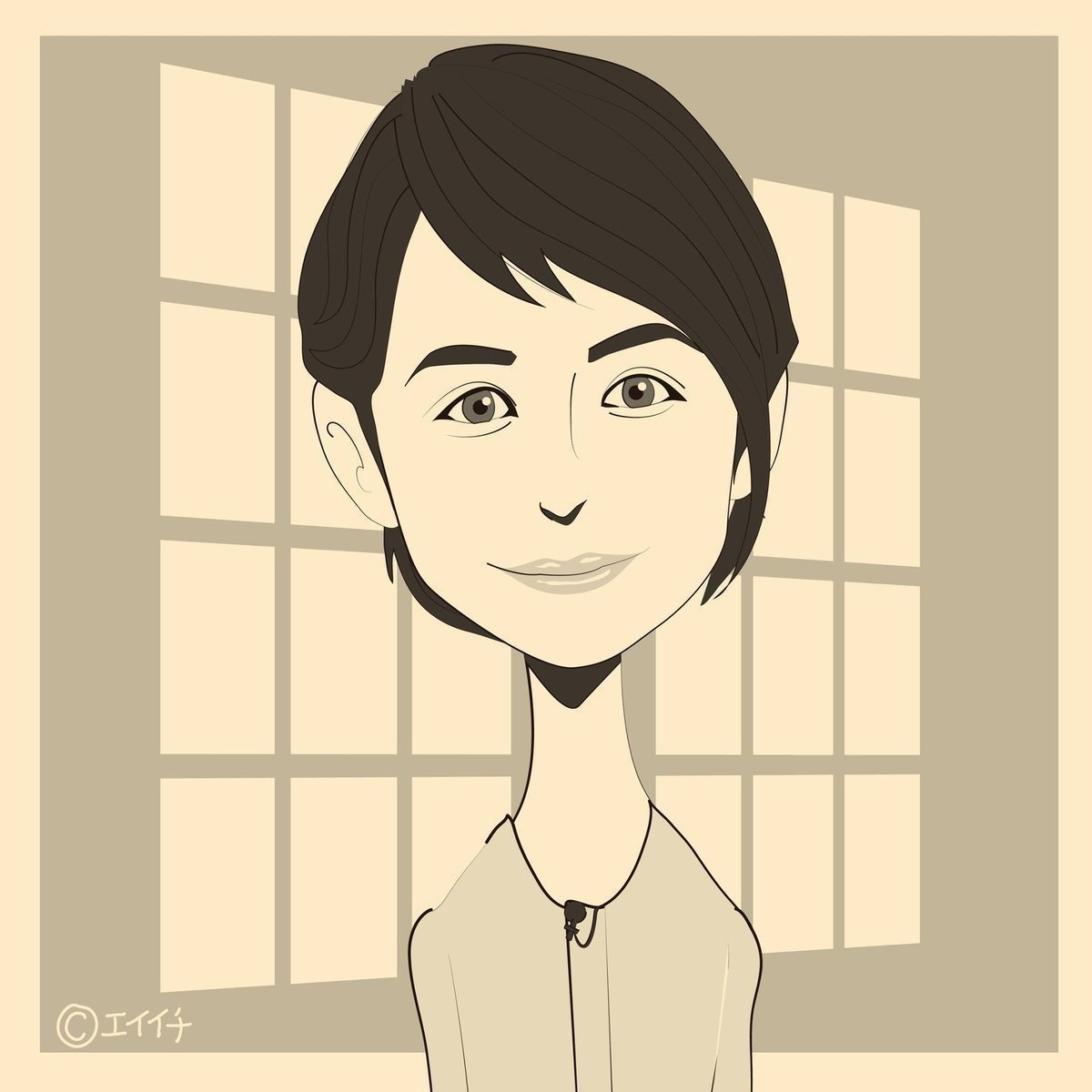 夏目三久さんの似顔絵 K Workイラスト部 Note