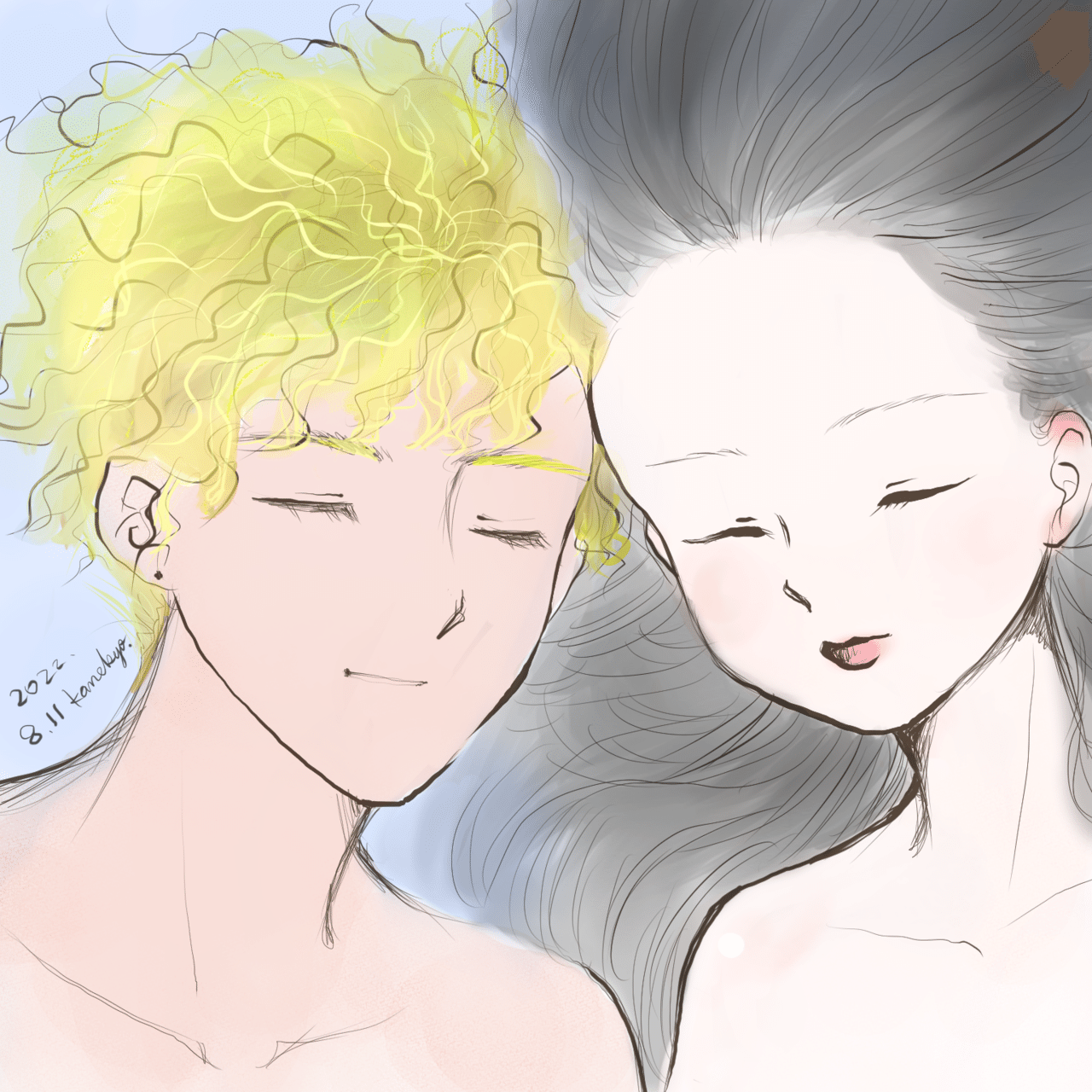 イラスト おでことおでこ かねきょ 漫画 イラスト Note イラスト おでことおでこ かねきょ 漫画 イラスト Note